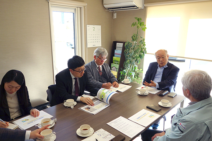 横浜市温暖化対策統括本部　沼田部長様来社